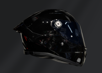 CASCO INTEGRAL MT HELMETS THUNDER 4 PURE NEGRO GLOSS