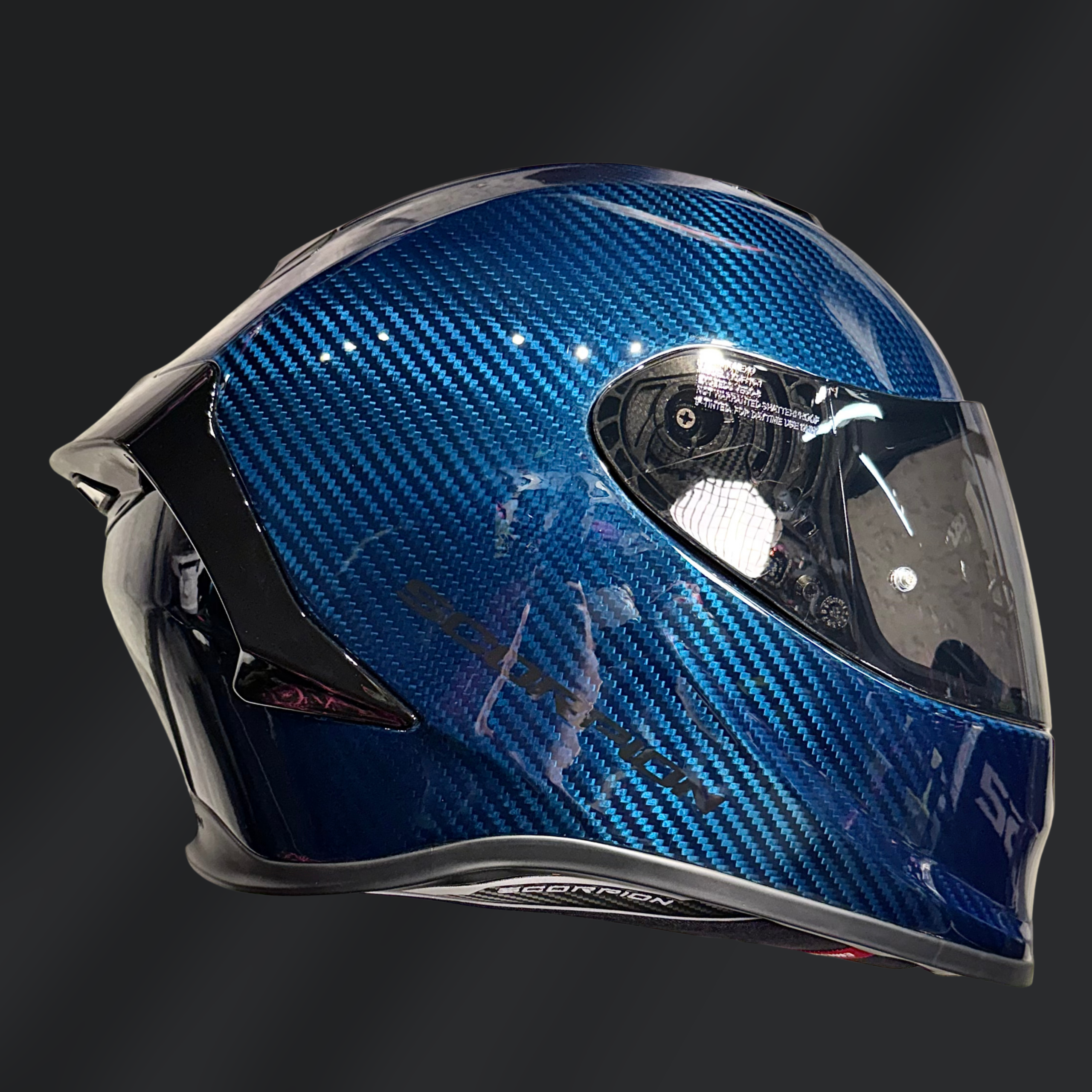 CASCO SCORPION EXO-R1 AIR CARBON BLUE