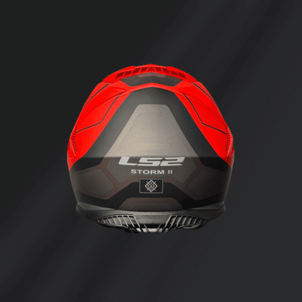 CASCO LS2 STORM II FASTER ROJO FF800 - Imagen 3