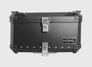 TOP CASE KOHL Q3B ALUMINIO NEGRO 60 LTS