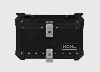 TOP CASE MOTOCICLETA KOHL ALUMINIO 50 LTS