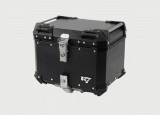 TOP CASE R7 ALUMINIO CON RESPALDO 45 LTS