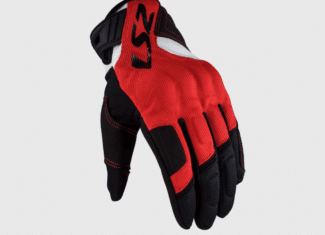 GUANTES LS2 MAN – SILVA ROJO