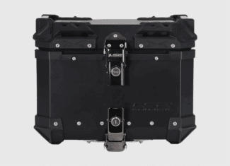 TOP CASE PARA MOTO LS2 B35 ALUMINIO NEGRO 35 LTS