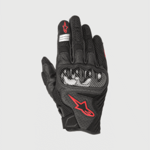 GUANTES ALPINESTARS SMX-1 AIR V2 BLACK/RED FLUO