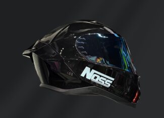 CASCO INTEGRAL NOSS NS-816 NEGRO GLOSS