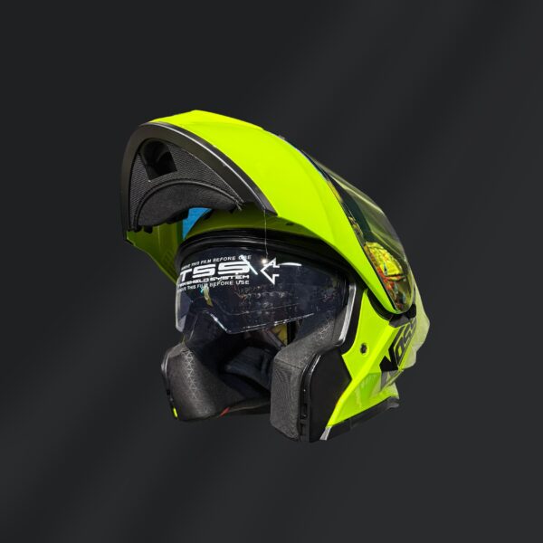 CASCO ABATIBLE NOSS NS-X90 AMARILLO GLOSS - Imagen 3