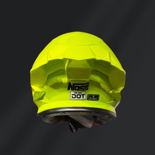 CASCO ABATIBLE NOSS NS-X90 AMARILLO GLOSS - Imagen 4