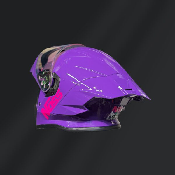 CASCO ABATIBLE NOSS NS-X90 PÚRPURA GLOSS - Imagen 3