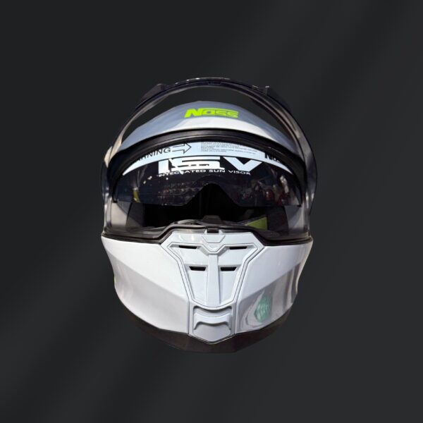 CASCO INTEGRAL NOSS NS-816 GRIS GLOSS - Imagen 3
