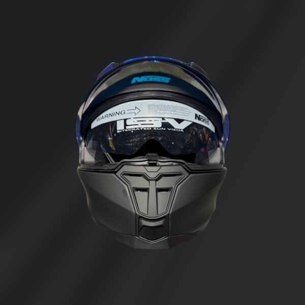 CASCO INTEGRAL NOSS NS-816 NEGRO MATE - Imagen 3