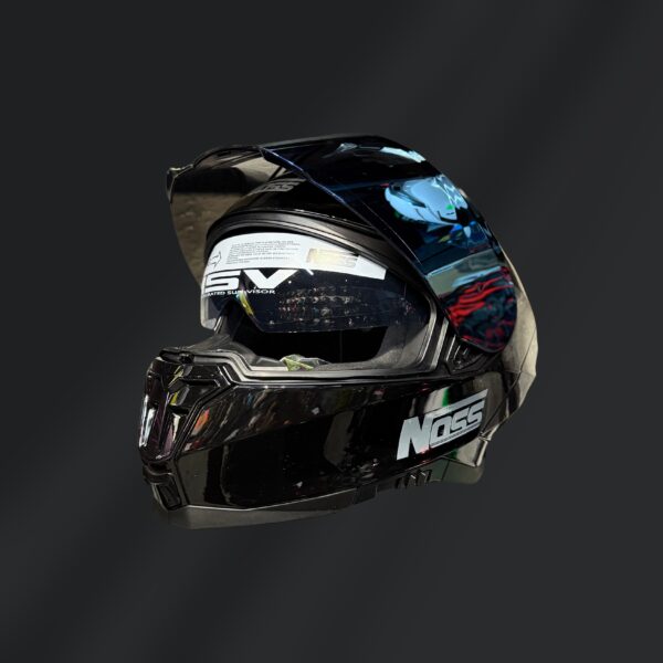 CASCO INTEGRAL NOSS NS-816 NEGRO GLOSS - Imagen 4