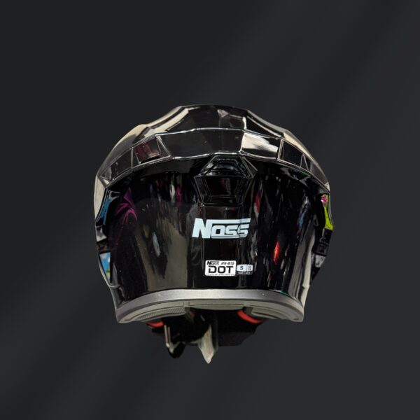 CASCO INTEGRAL NOSS NS-816 NEGRO GLOSS - Imagen 2