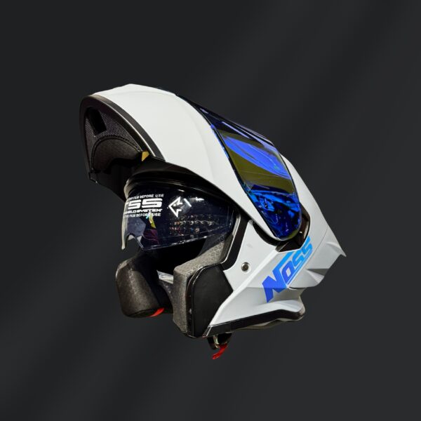 CASCO ABATIBLE NOSS NS-X90 GRIS MATE - Imagen 2