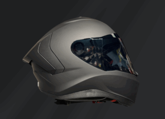 CASCO INTEGRAL R7 SENTRY NEGRO MATE