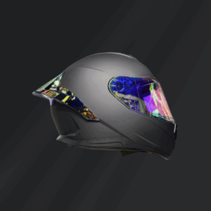 CASCO INTEGRAL R7 DELTA NEGRO MATE