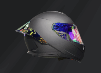 CASCO INTEGRAL R7 DELTA NEGRO MATE