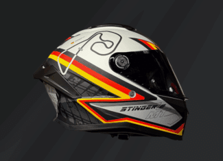 CASCO INTEGRAL MT HELMETS STINGER 2 GRAND PRIX ALEMANIA