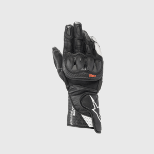 GUANTES DE PIEL ALPINESTARS SP-2 V3 NGO/BCO