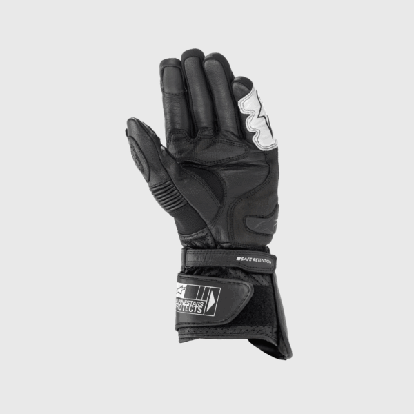 GUANTES DE PIEL ALPINESTARS SP-2 V3 NGO/BCO - Imagen 2