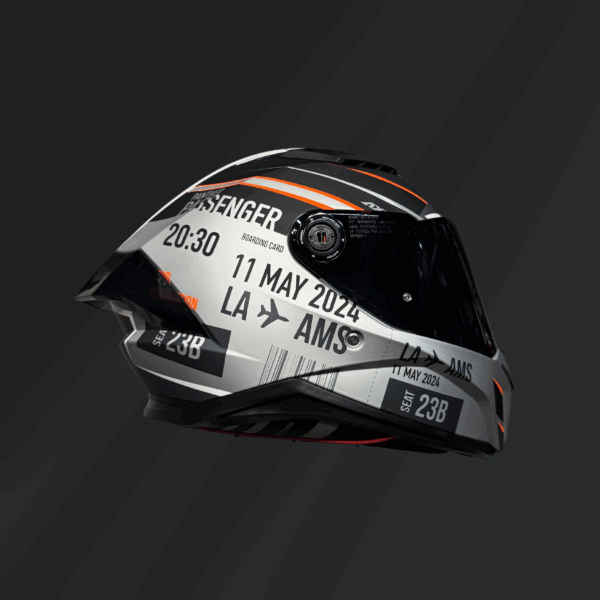 CASCO INTEGRAL AXXIS PANTHER PASSENGER A1 GRIS MATE