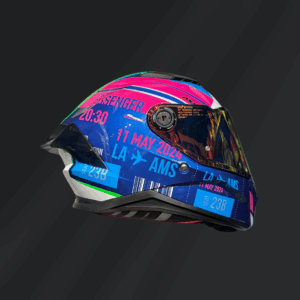 CASCO INTEGRAL AXXIS PANTHER PASSENGER A1 ROSA GLOSS