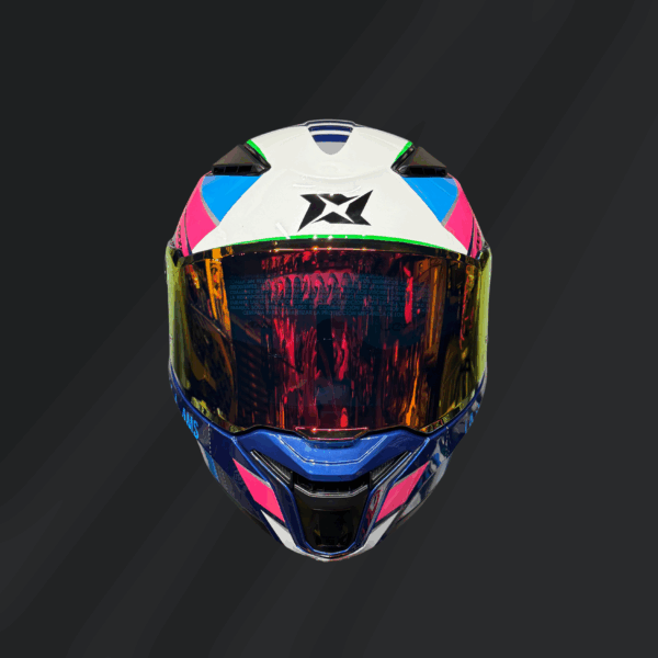 CASCO INTEGRAL AXXIS PANTHER PASSENGER A1 ROSA GLOSS - Imagen 3