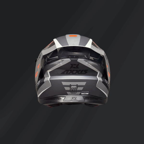 CASCO INTEGRAL AXXIS PANTHER PASSENGER A1 GRIS MATE - Imagen 4