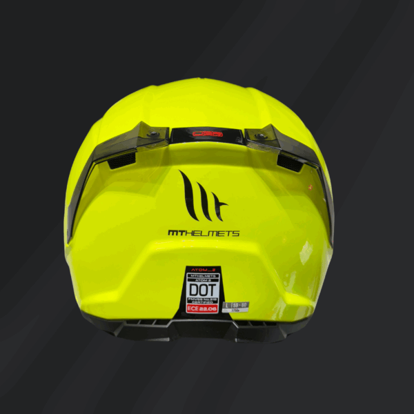CASCO ABATIBLE MT ATOM 2 FLUO GLOSS - Imagen 3