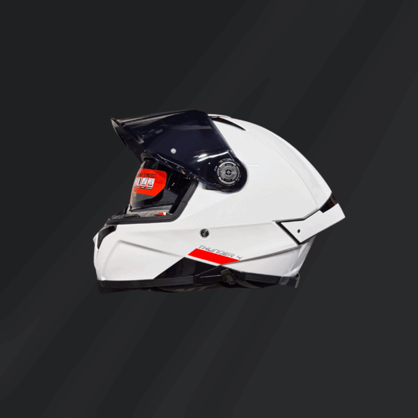 CASCO INTEGRAL MT HELMETS THUNDER 4 BLANCO GLOSS - Imagen 3
