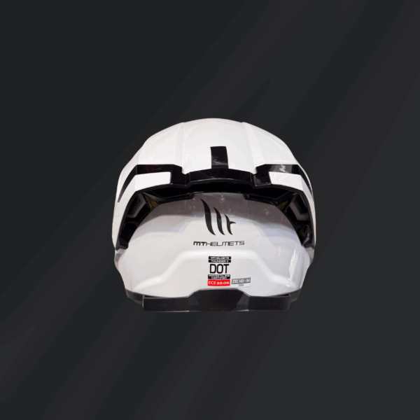 CASCO INTEGRAL MT HELMETS THUNDER 4 BLANCO GLOSS - Imagen 4