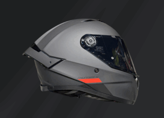 CASCO INTEGRAL MT HELMETS THUNDER 4 GRIS MATE