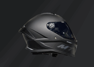 CASCO INTEGRAL MT HELMETS STINGER 2 FULL BLACK MATE