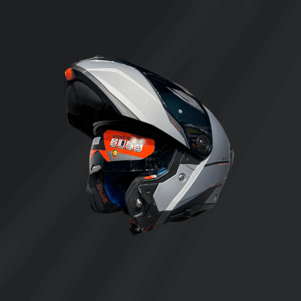 CASCO ABATIBLE MT ATOM 2 TITANIUM MATE - Imagen 4