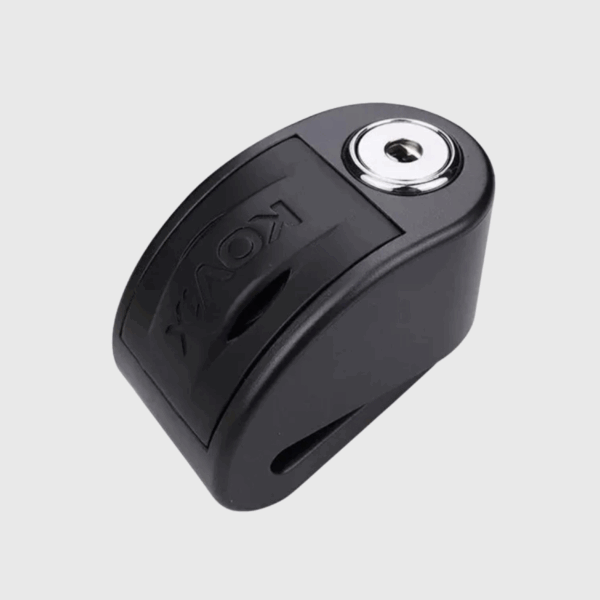 CANDADO DE DISCO KOVIX KT6 NEGRO 6MM PIN ALARMA