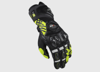 GUANTES DEPORTIVOS LS2 FENG MAN FLUO