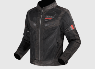 CHAMARRA LS2 GARDA AIR NEGRO/ROJO MAN