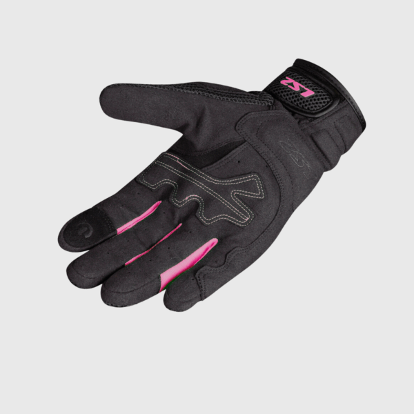 GUANTES LS2 KUBRA NEGRO/MORADO DAMA - Imagen 2