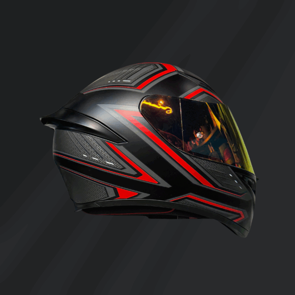 CASCO INTEGRAL AGV K1S SLING NEG/ROJO MATE