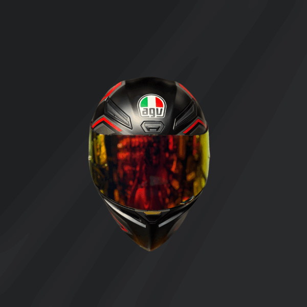 CASCO INTEGRAL AGV K1S SLING NEG/ROJO MATE - Imagen 2
