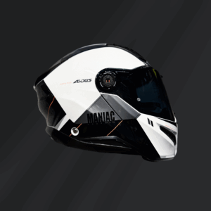 CASCO ABATIBLE AXXIS GHOST FIGHTER A2 MANIAC TITANIUM