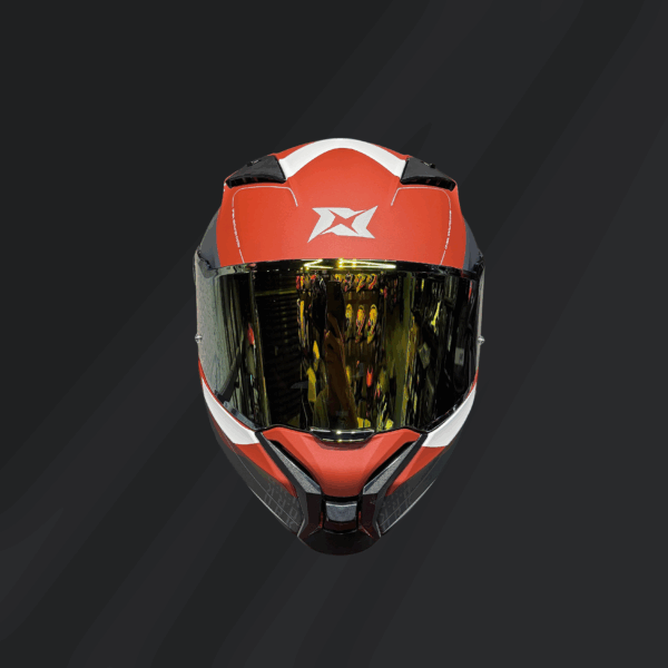 CASCO INTEGRAL AXXIS FÉNIX ORK ROJO MATE - Imagen 2