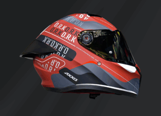 CASCO INTEGRAL AXXIS FÉNIX ORK ROJO MATE