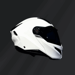 CASCO ABATIBLE AXXIS GHOST FIGHTER A0 BLANCO
