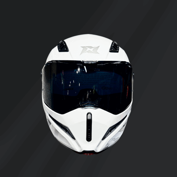 CASCO ABATIBLE AXXIS GHOST FIGHTER A0 BLANCO - Imagen 3