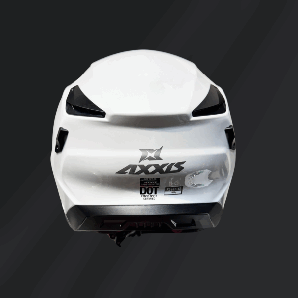 CASCO ABATIBLE AXXIS GHOST FIGHTER A0 BLANCO - Imagen 4