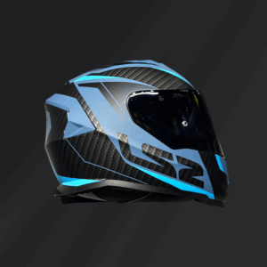 CASCO INTEGRAL LS2 STORM II RACER AZUL MATE FF800