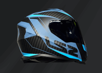 CASCO INTEGRAL LS2 STORM II RACER AZUL MATE FF800