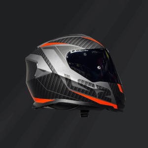 CASCO INTEGRAL LS2 STORM II RACER NEGRO/NARANJA FF800