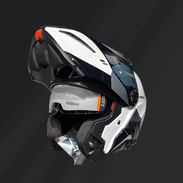 CASCO ABATIBLE AXXIS GHOST FIGHTER A2 MANIAC TITANIUM - Imagen 2